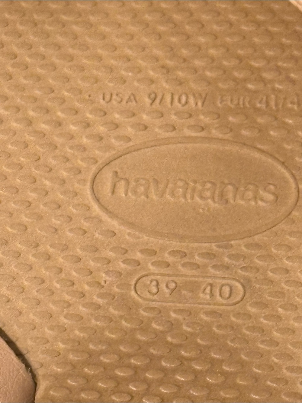 Havaianas Women's Flip Flops in Tan - Picture 7 of 8